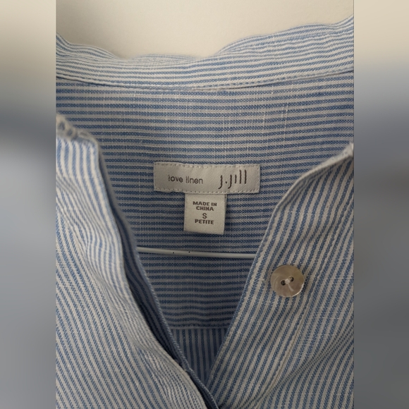 J. Jill Ladies 100% Linen Tunic Size SP - Picture 3 of 7
